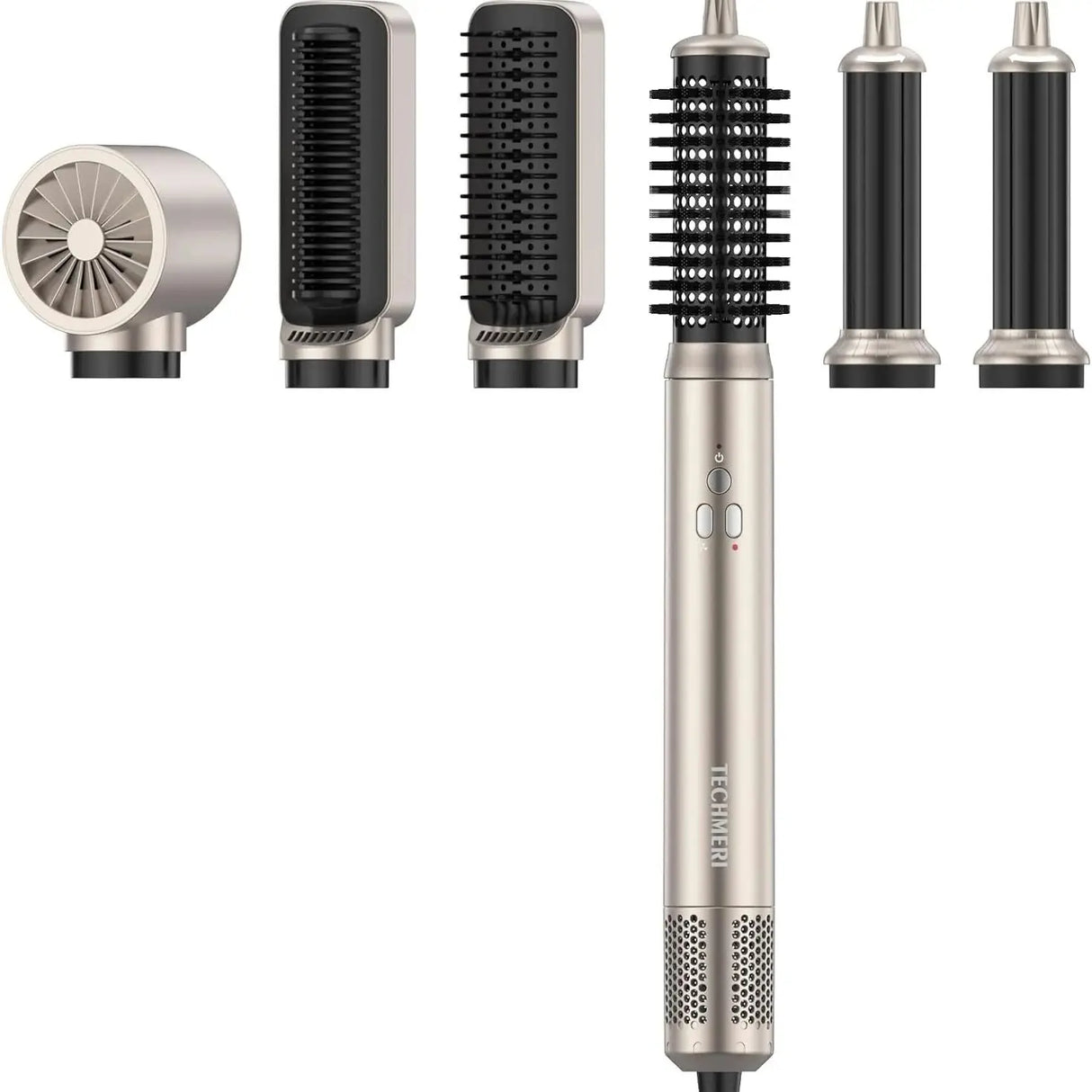 Negative Ion Hair Dryer 6-in-1 Portable Hair Straightener