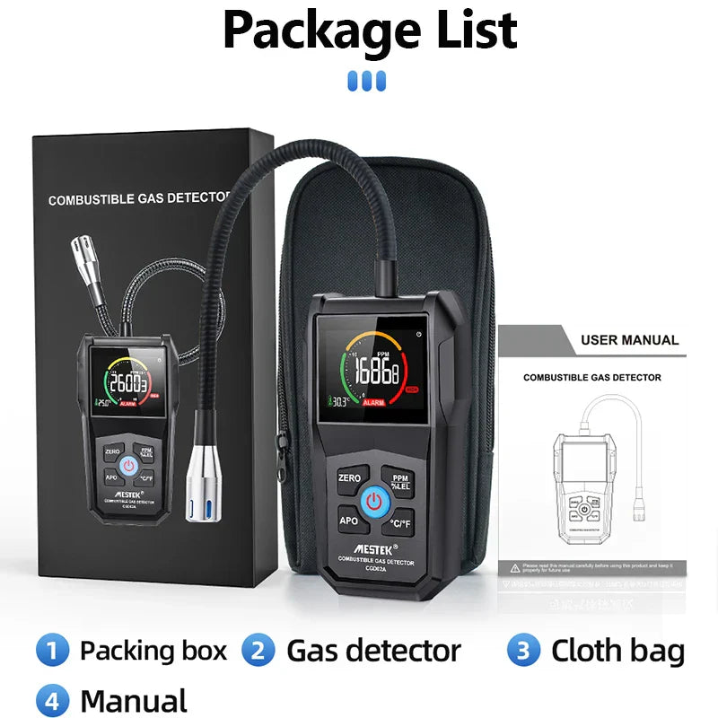 CGD02A Combustible Gas Detector Analyzer 50000 PPM 100%