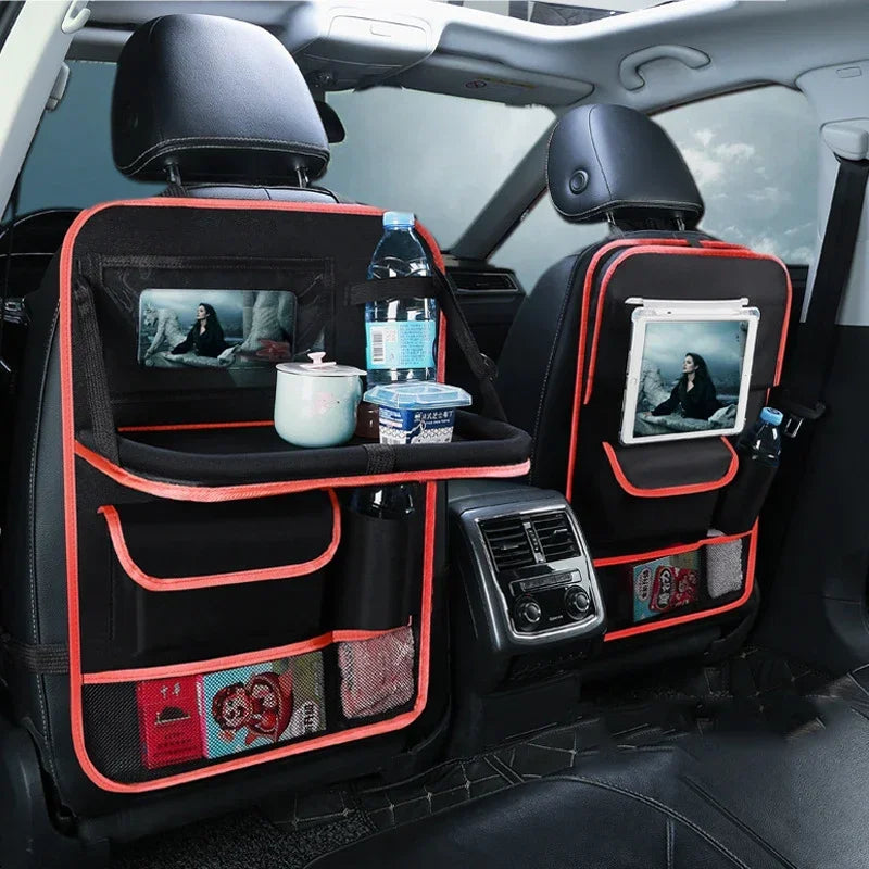 Car Accessories Universal Car Seats Organizer with Tray