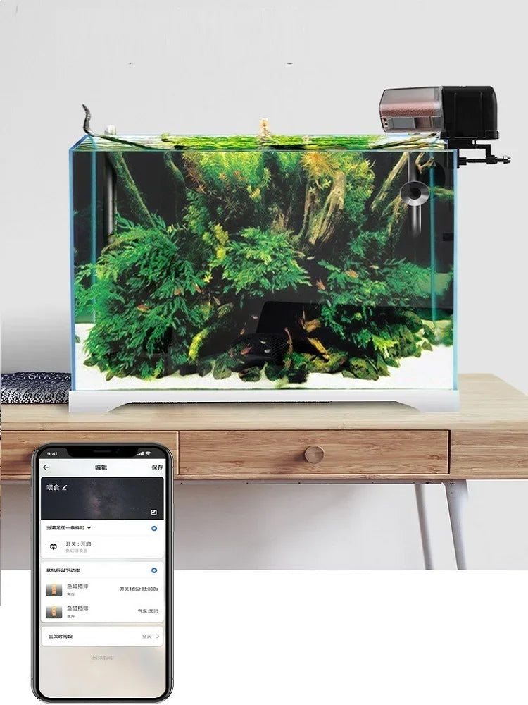 Ilonda Wifi Fish Feeder Organ Smart Control Aquarium