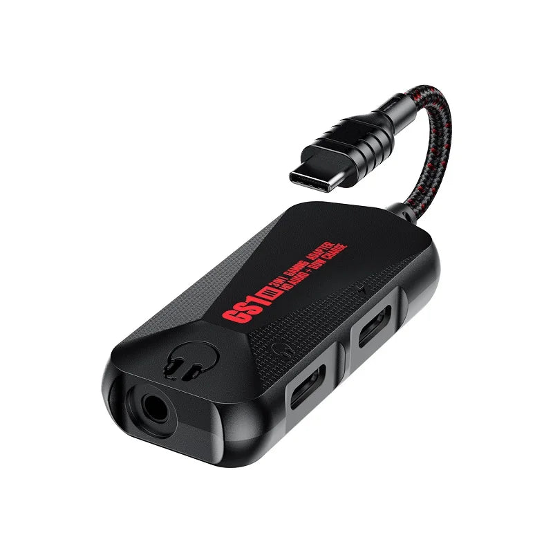 3-in-1 Gaming Sound Card Type-C To 3.5mm Mobile