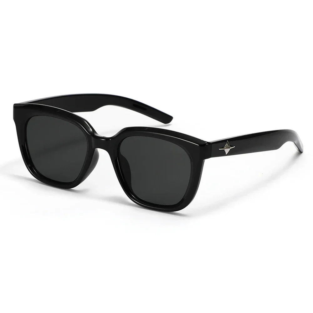 DDDLONG Retro Fashion Square Sunglasses Women Men Sun