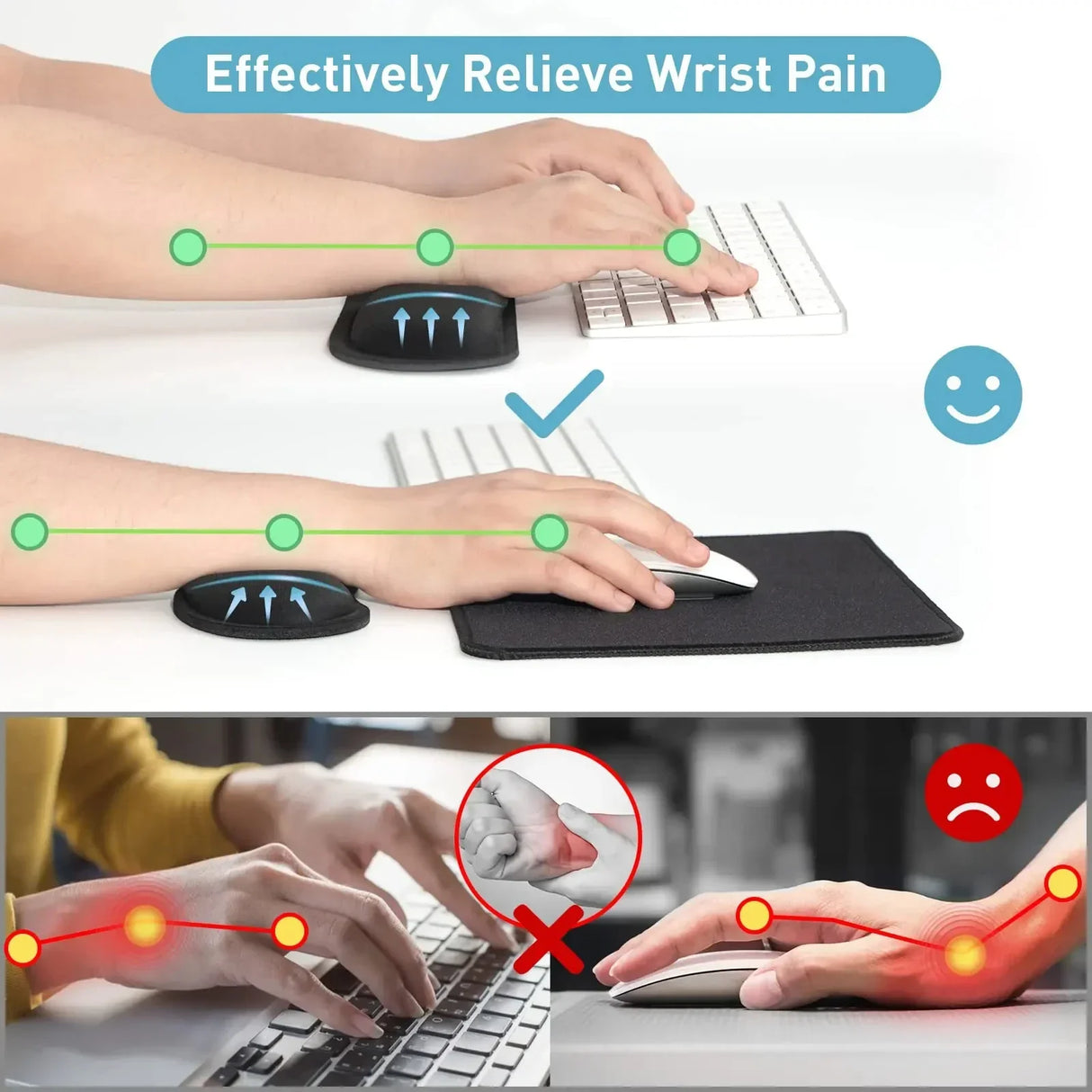 Keyboard Wrist Rest Pad Wrist Rest Mouse Pad