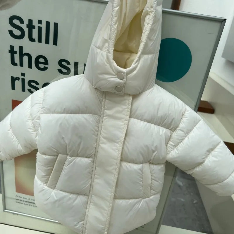 MILANCEL Winter Kids Parkas Korean Style Girls Fur