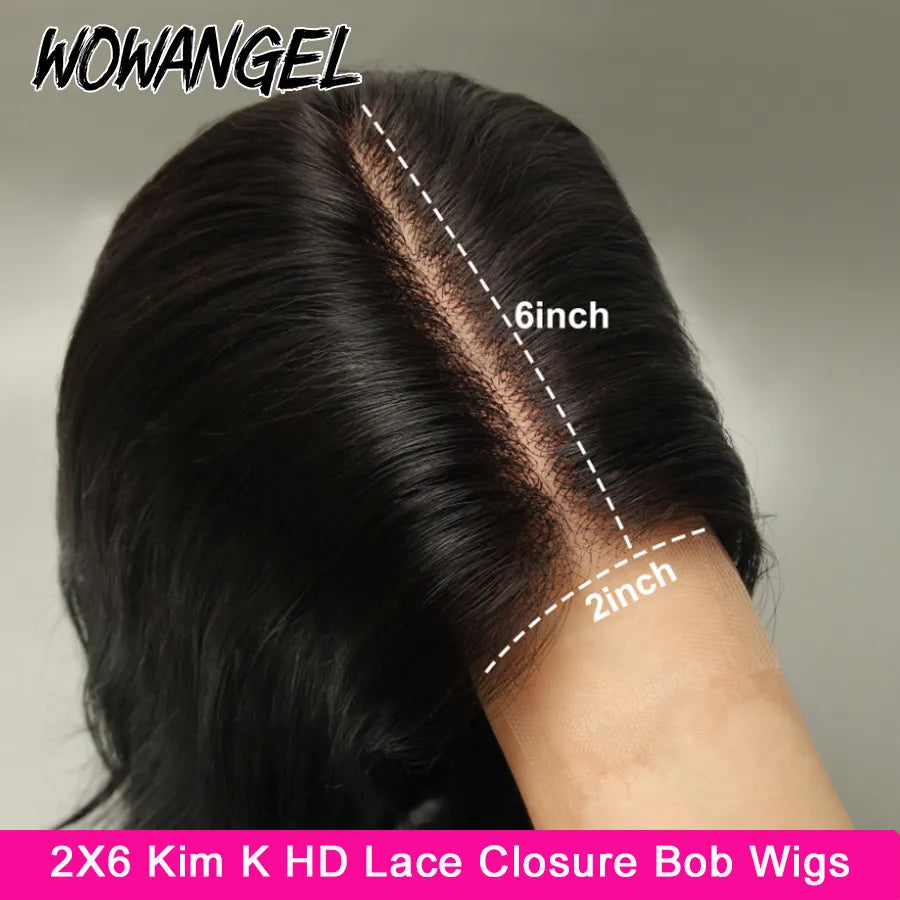 Kim K 2x6 HD Lace Closure Wig Straight