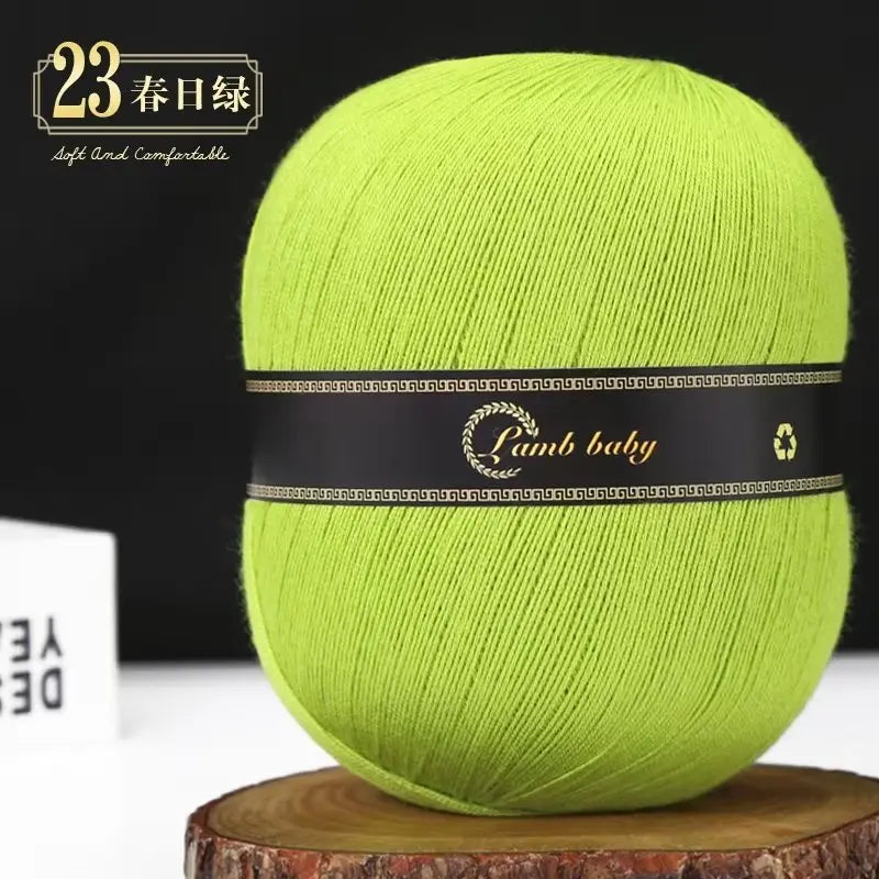 150g Solid Color Silk Cotton Yarn Soft Yarn