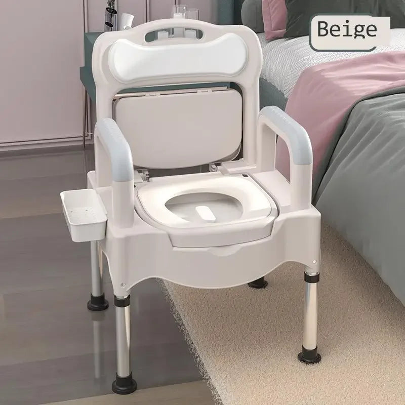 Bearing 300kg Toilet Stool Multifunctional Elderly Bathroom Chair
