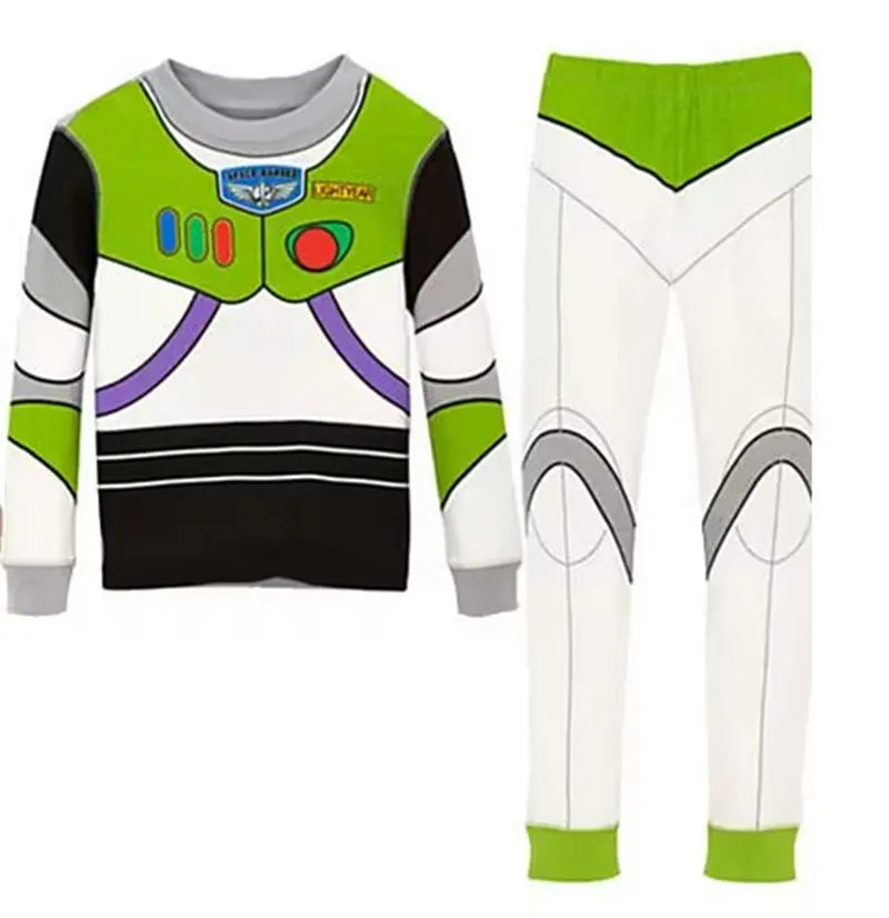 Children Clothes Animation Cartoon Buzz Lightyear Pajamas Suit