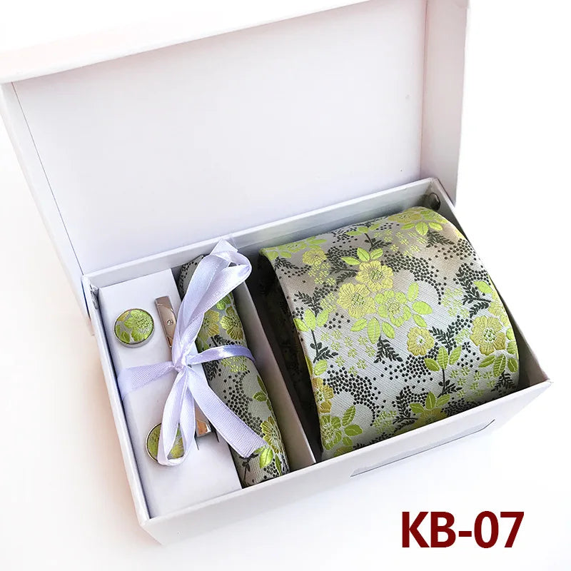 Luxury Tie Set Gift Box For Men Paisley