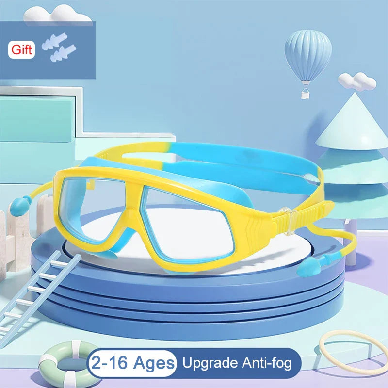 Kids Boys Girls Childrens Teens Anti-Fog HD Swimming