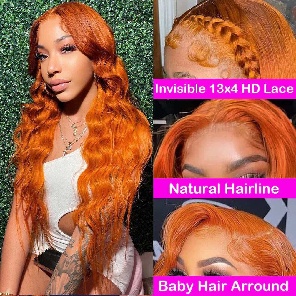Wiggogo Body Wave 13X6 Hd Lace Frontal Wig