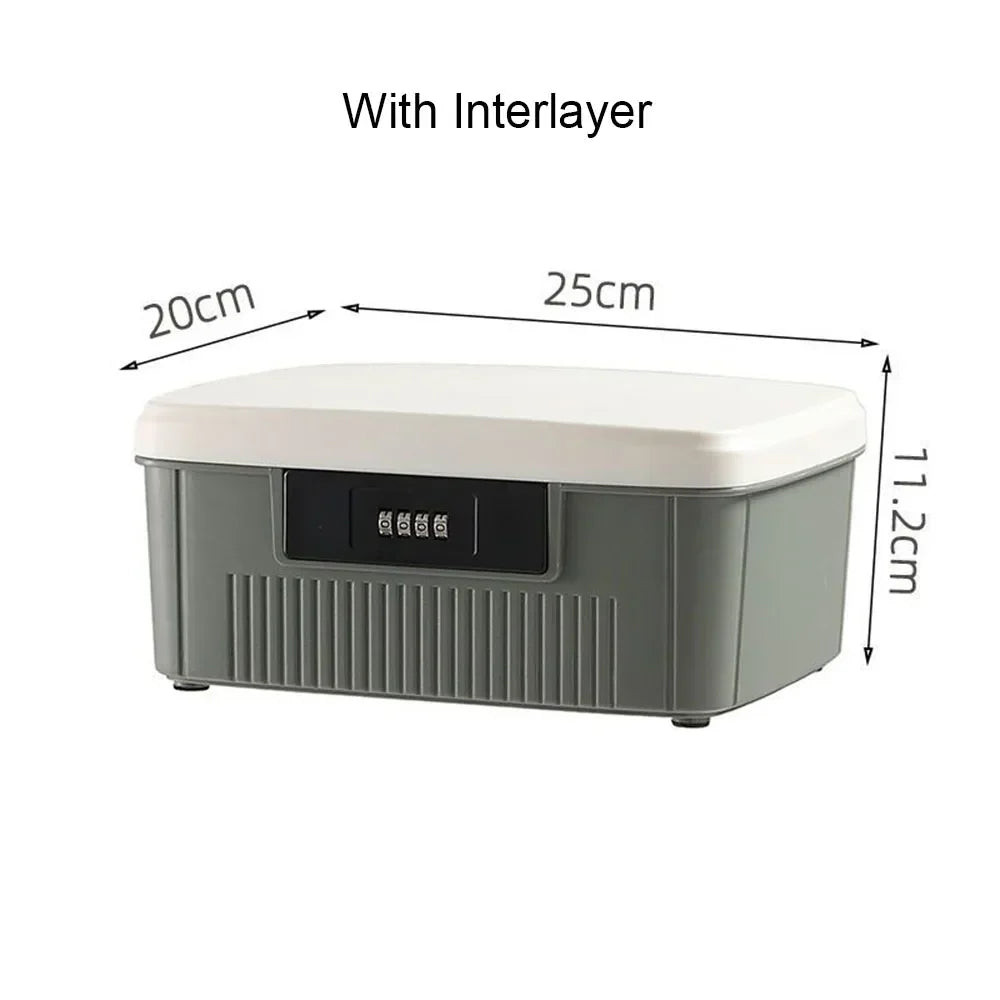 Four Digit Password Lock Safe Box Cash Jewelry