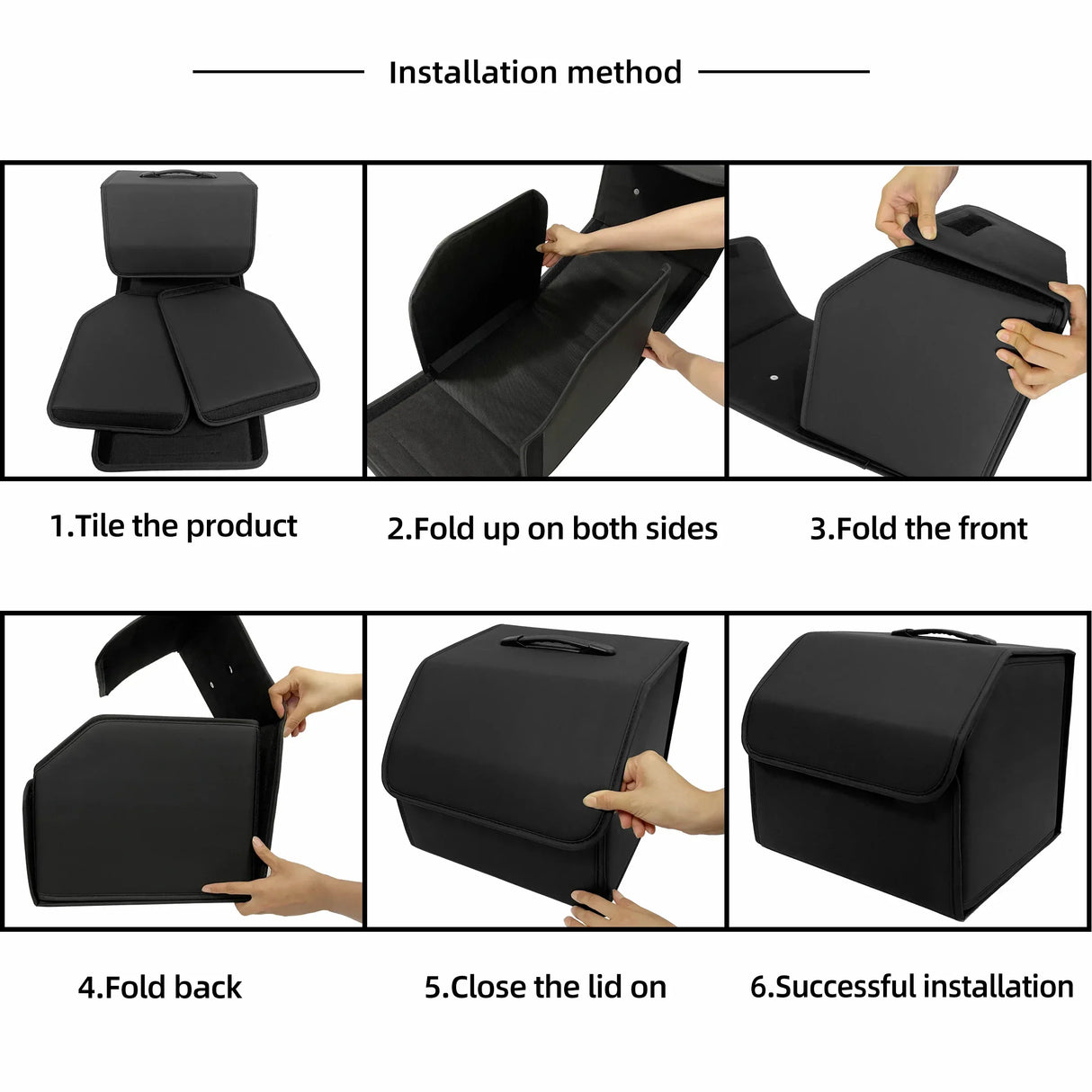 Car Trunk Organizer Box Capacity Auto Organizer Box