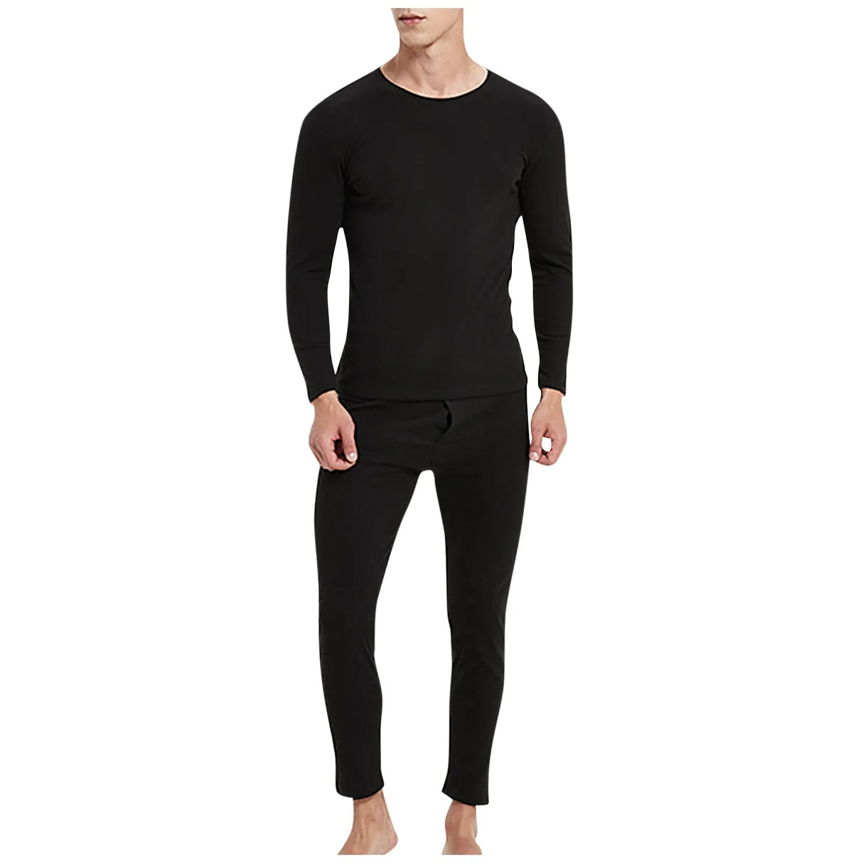 Winter Men Thermal Underwear Sets Thermal Long Pants