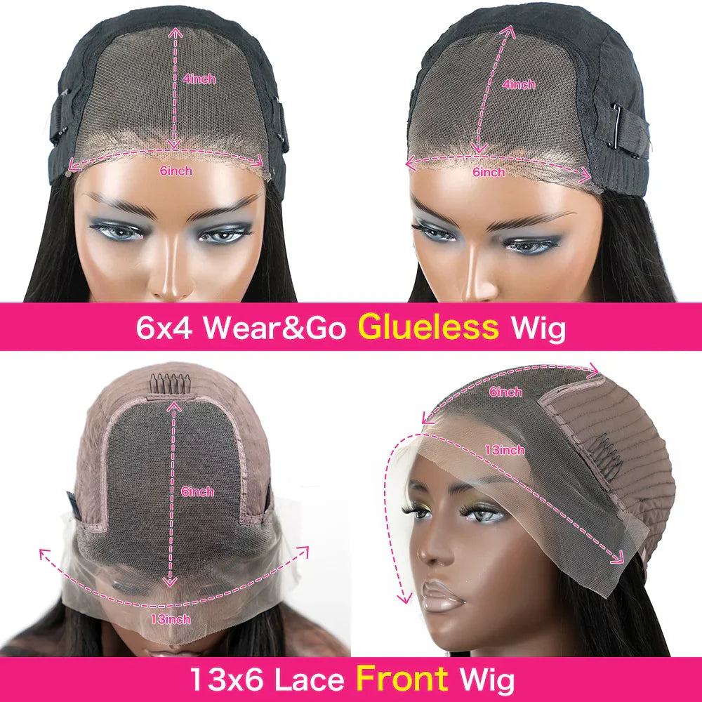 Wear Go Glueless Wig 30 34 Inch Bone