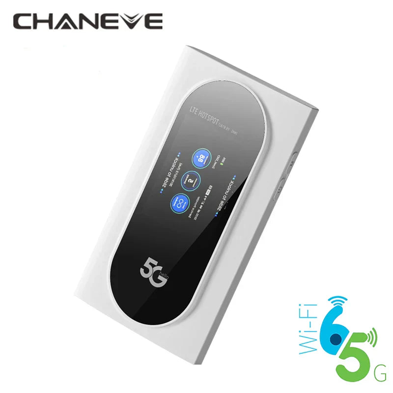 CHANEVE 5G MiFi With SIM Card Slot Mobile