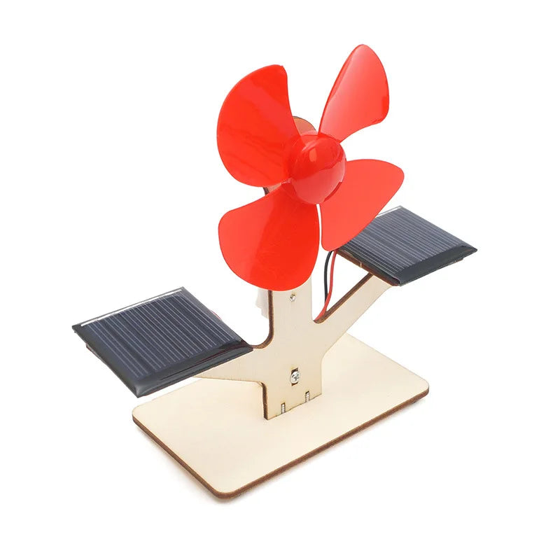 Solar Fan Power Generation Technology DIY Materials Science