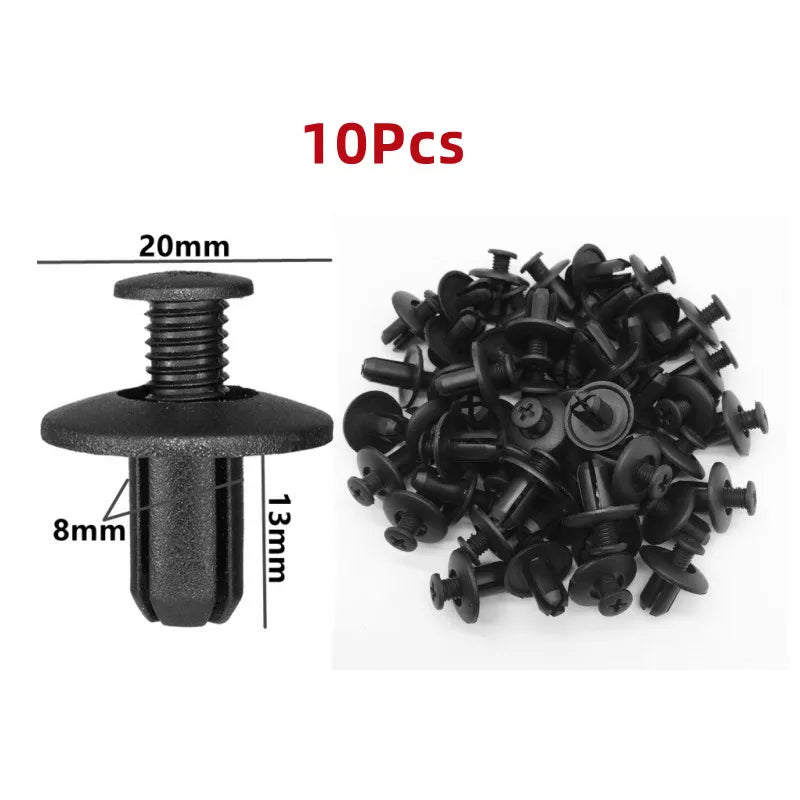 8mm 6mm 10mm Car Mudguard Bumper Rivet Fastener