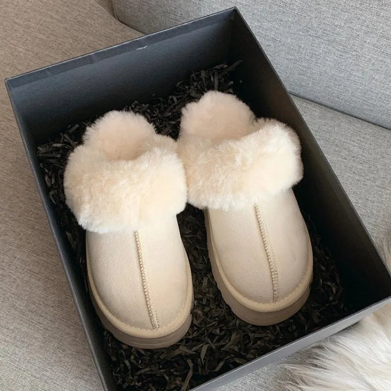 42 Code Snow Boots Fur Fur Slippers Female