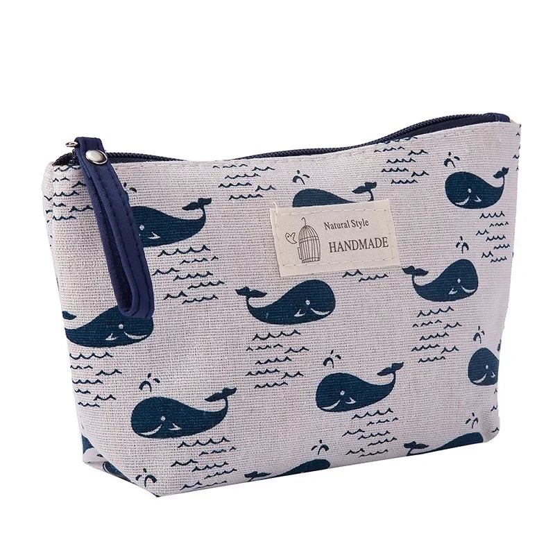 Women Travel Cosmetic Makeup Toiletry Bag Organizer Animal