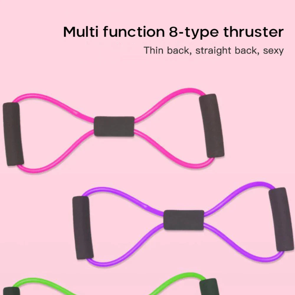 8 Word Chest Expander Rope Resistance Bands Tension