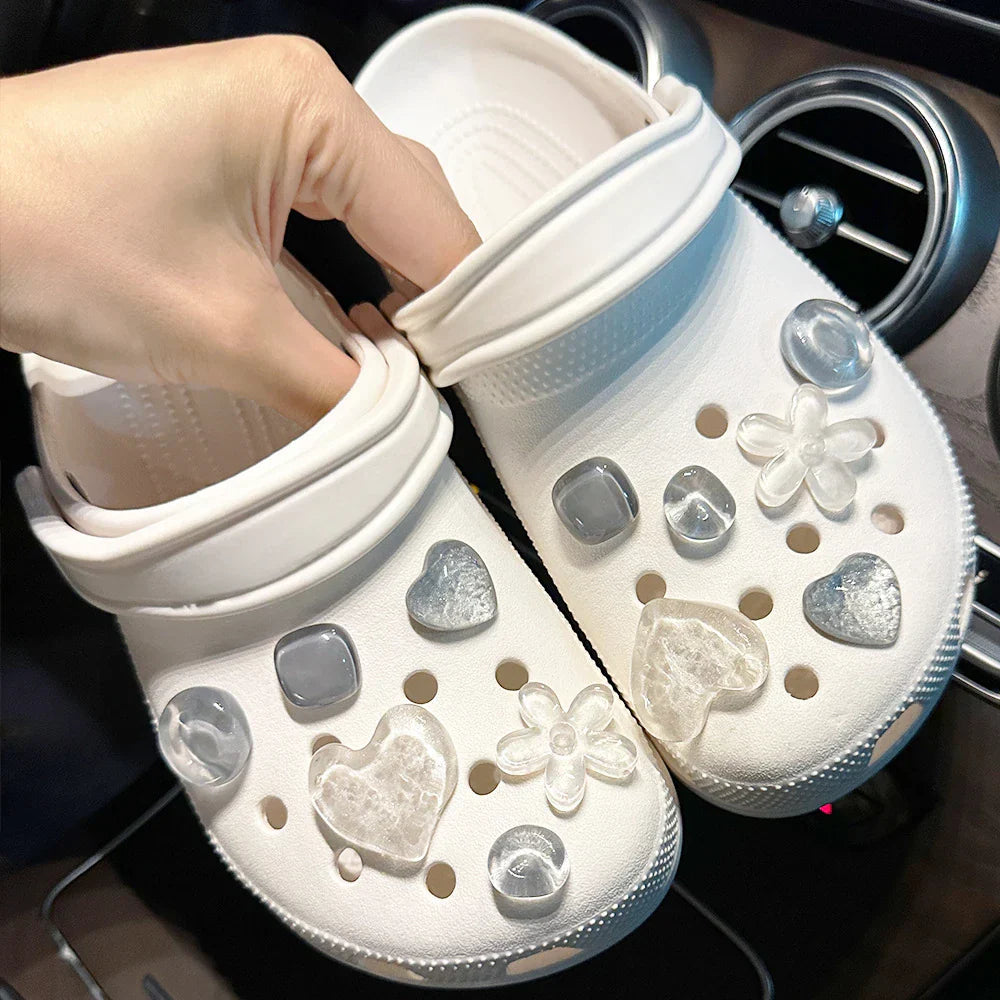 Shoe Charms for Croc Accessories Artificial Crystal Shoe