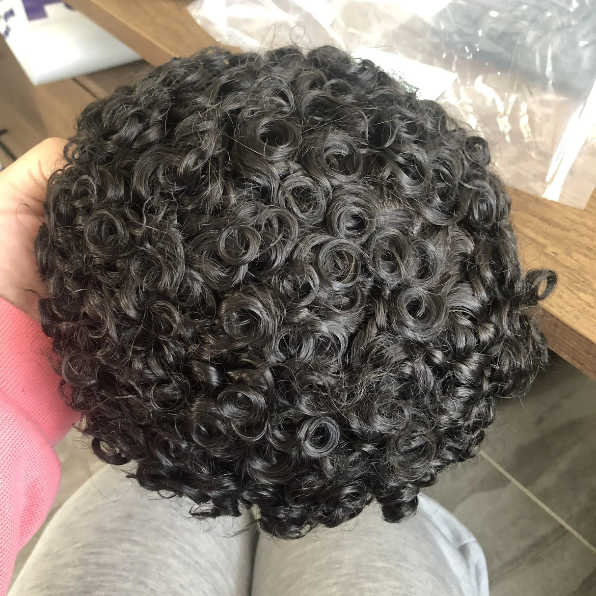 Undetectable Afo Man Jet Black 18mm Curly Micro