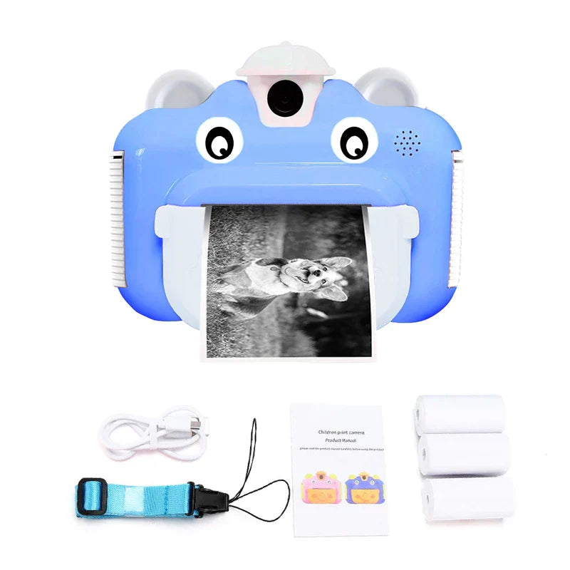 Children's Instant Print Camera With Thermal Printer Kids