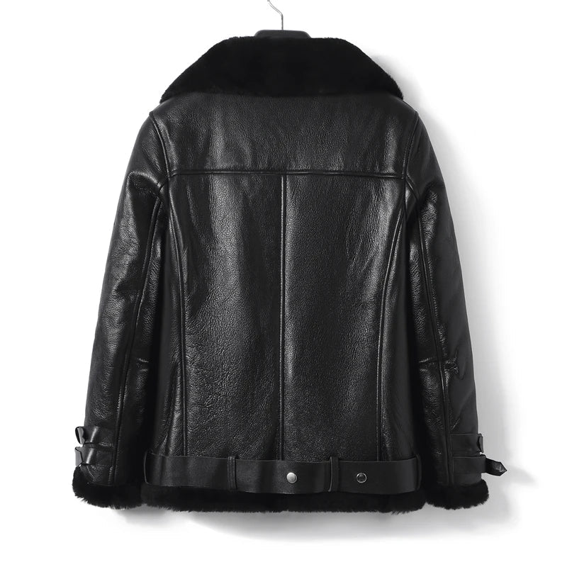 Free shipping.Women 1000% Real fur jacket.Winter warm High