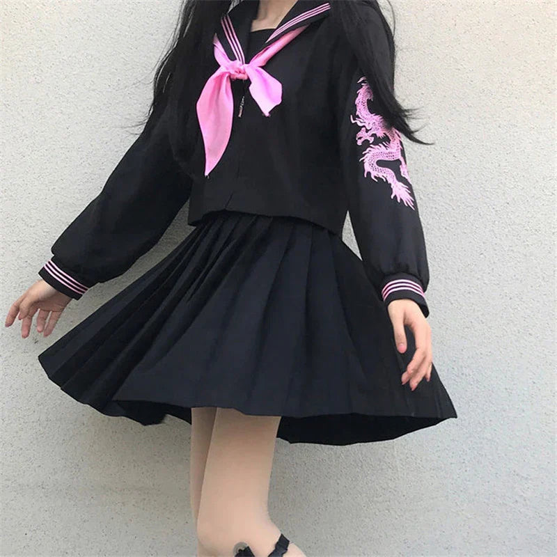 Japanese School Bad Girl Style Uniform Plus Size