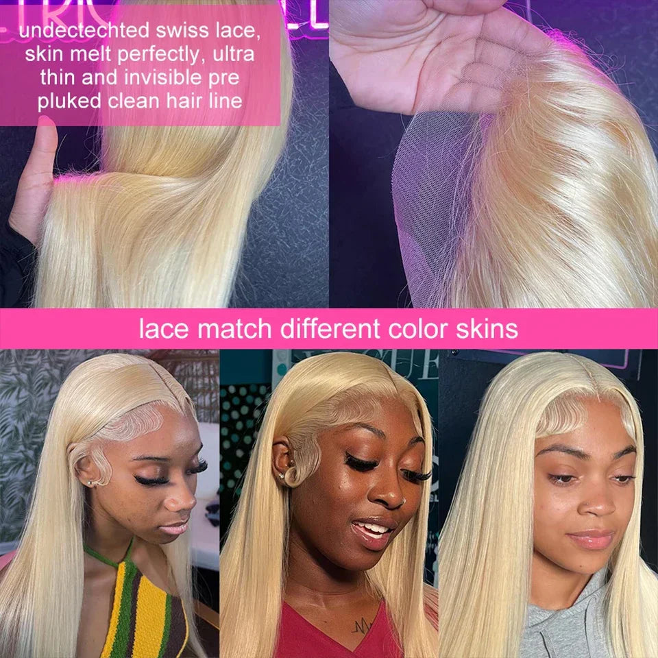 Bone Straight 13x4HD Lace Frontal Human Hair Wig