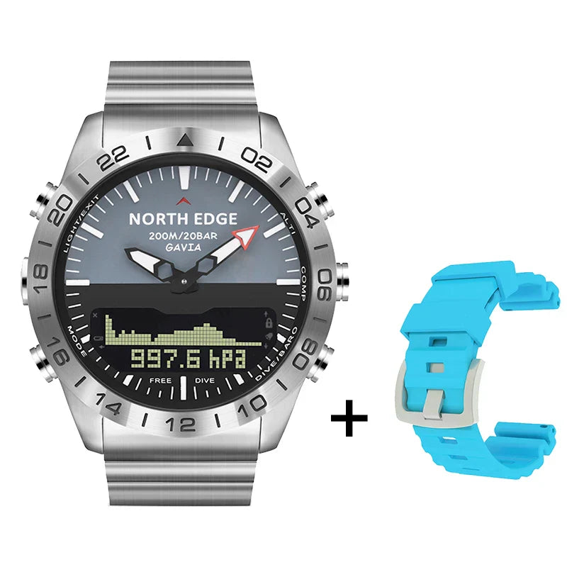 NORTH EDGE Men's Smart Business Leisure Waterproof Watch