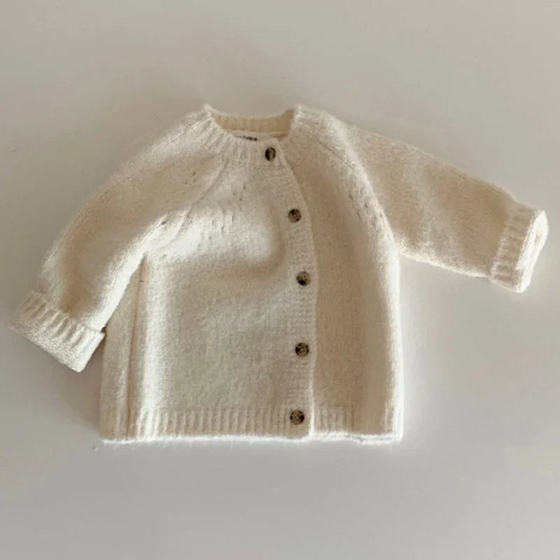 Autumn Spring Newborn Knitwear Long-sleeve Cotton Baby Jacket
