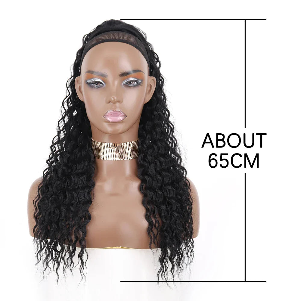 LISI GIRL Synthetic Drawstring Ponytail Long Curly Ponytail