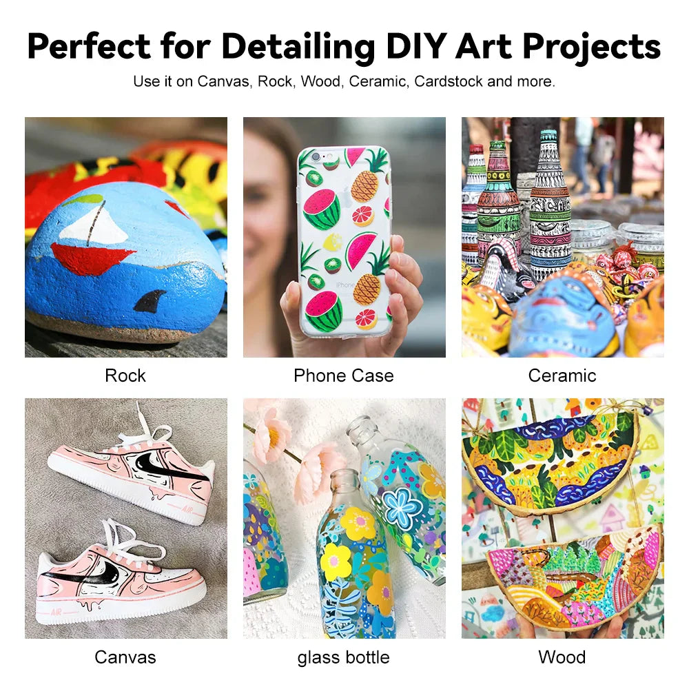 Arrtx Acrylic Paint Pens for Rock Painting, Water