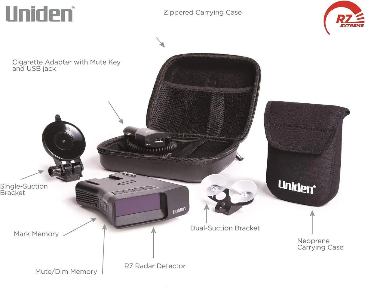 Uniden R7 Extreme Long Range Laser/Radar Detector, Built-in