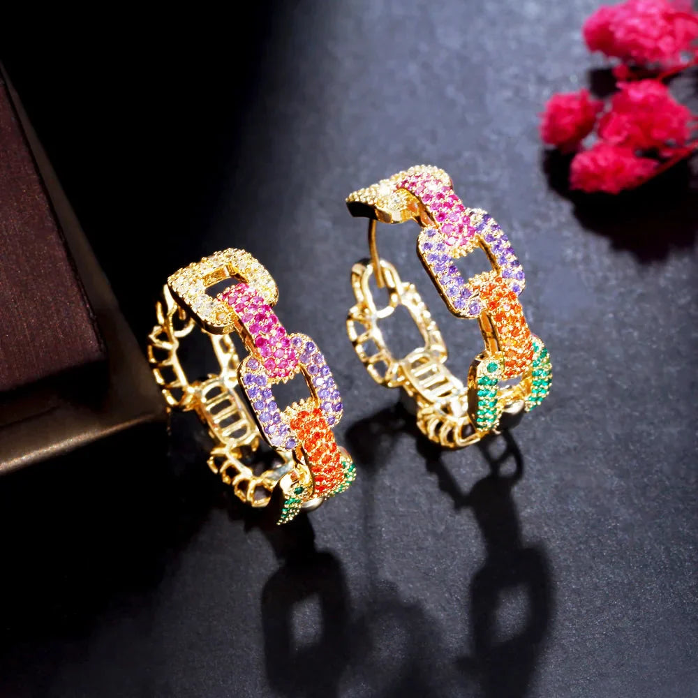 CWWZircons New Trendy Colorful Micro Pave CZ Stones