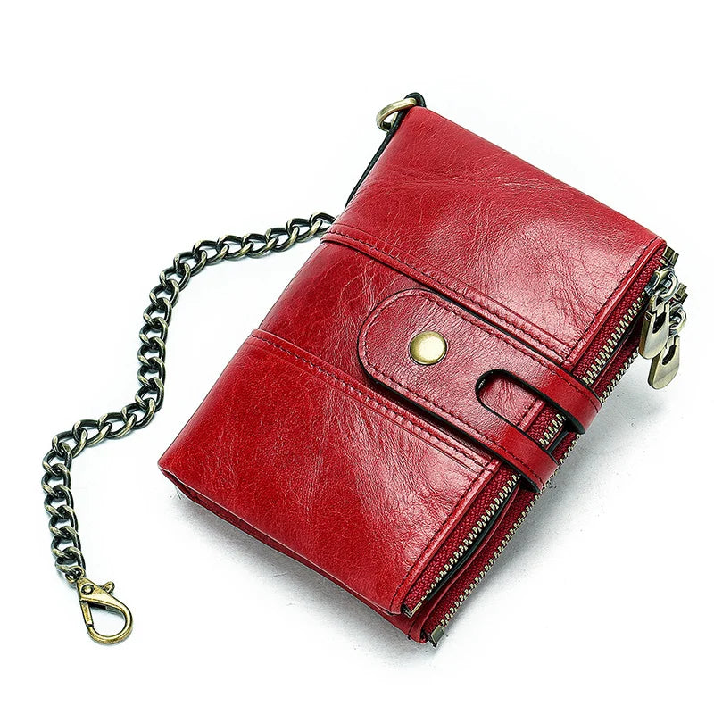 2024 Men’s RFID Genuine Leather Wallet
