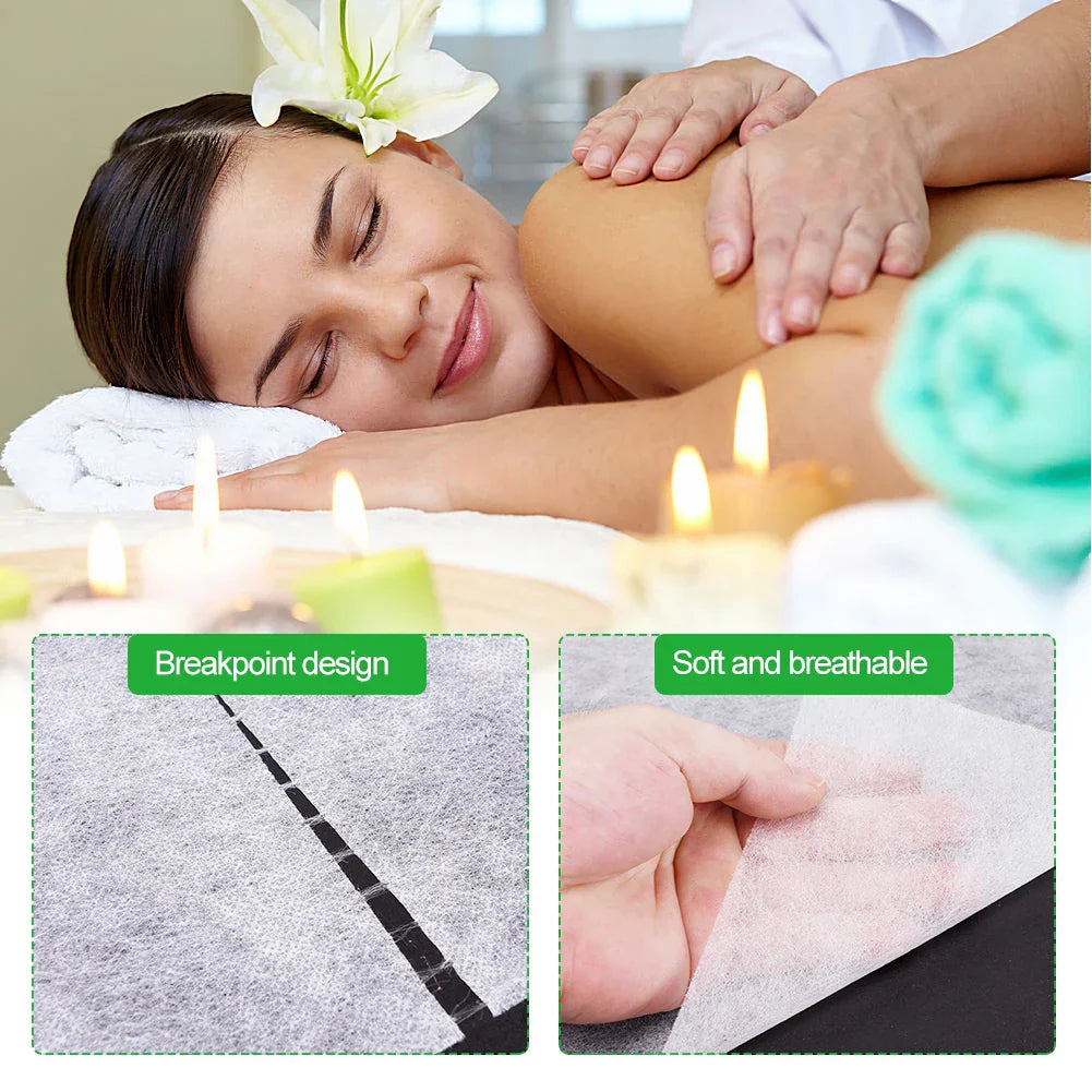 50 pcs Disposable Spa Massage Mattress Sheets Salon