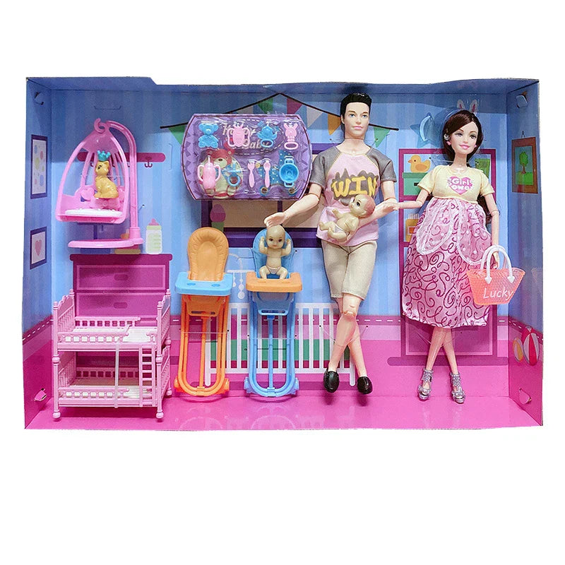 Handmade Doll Accessories Baby Dolls Pregnant Mom Lady