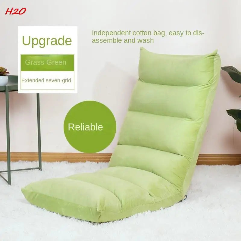 Seven Grids Adjustable Lazy Sofa Chair Tatami Folding