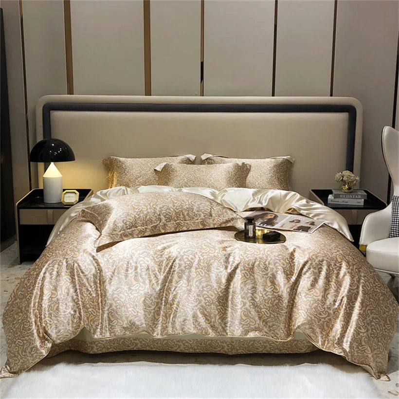 Mulberry Silk 4 Pieces Comforter Bedding Set, 1PC