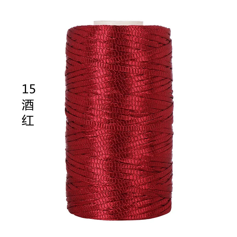 100g Summer Crochet Yarn 3mm Cord Line Hat