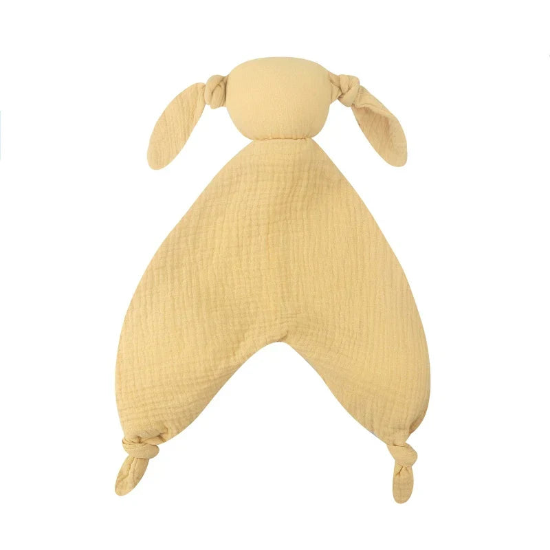 Pure Cotton Muslin Baby Bib Cute Goose Sleeping