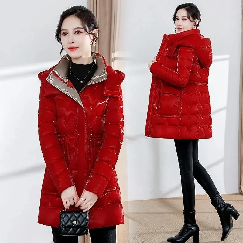 New Down Cotton Coat Women 2023 Korean Cotton