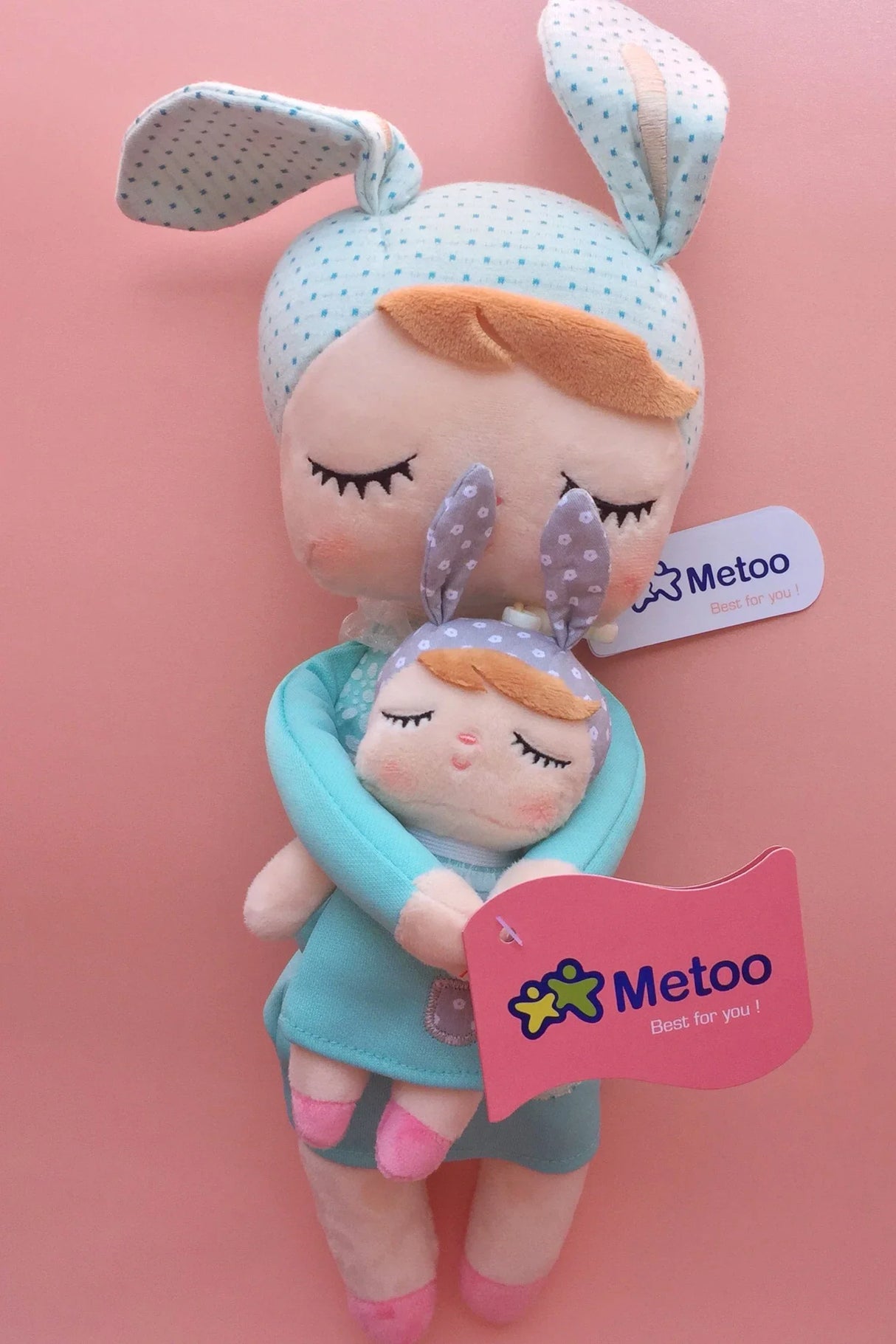 Metoo Doll Stuffed Toys Kawaii Mother and Kid