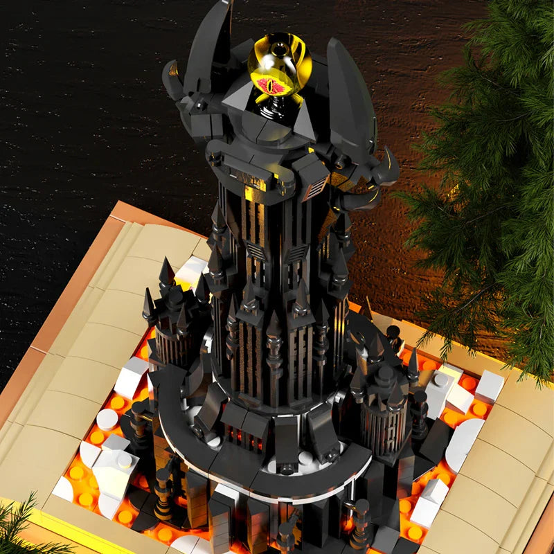 Creative Black Tower Magic Book Building Block Book