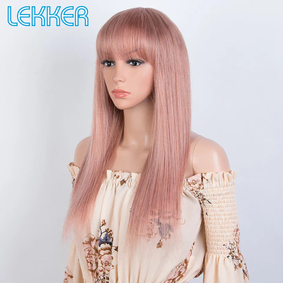 Lekker Wear to go Rose Pink Bone Straight