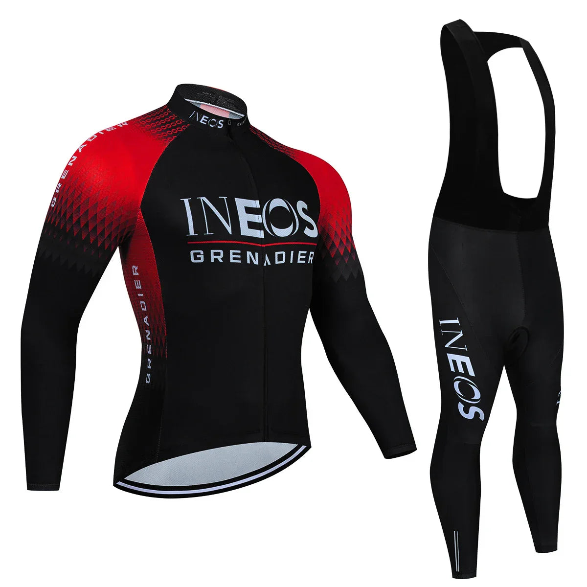 Ineos Grenadier Autumn Cycling Jersey Set Long Sleeve