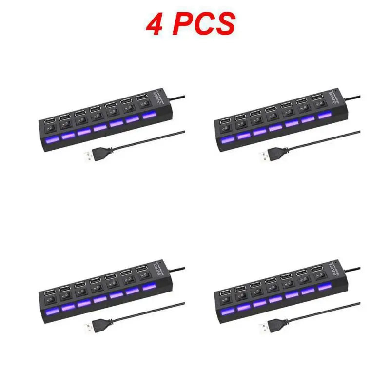 1~8PCS USB Hub USB 2.0 Hub Multi USB
